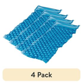 (4 pack) Blue Neon Comfort Inflatable Water Mat, Pool Float, Age 14 & up, Unisex